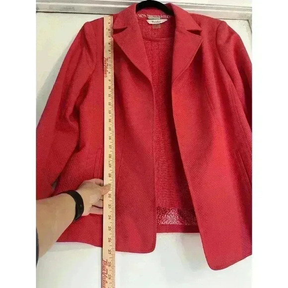 TanJay Women’s 16 Pink Blazer Jacket With Coordinating Medium Short Sleeve Shirt - Picture 4 of 14